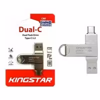 فلش 32 گیگ  Kingstar-c60 type c Doual C USB3.2
