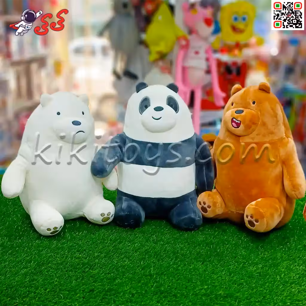 عروسک پولیشی خرس های کله فندوقی 27 سانت اسباب بازی Plush toys