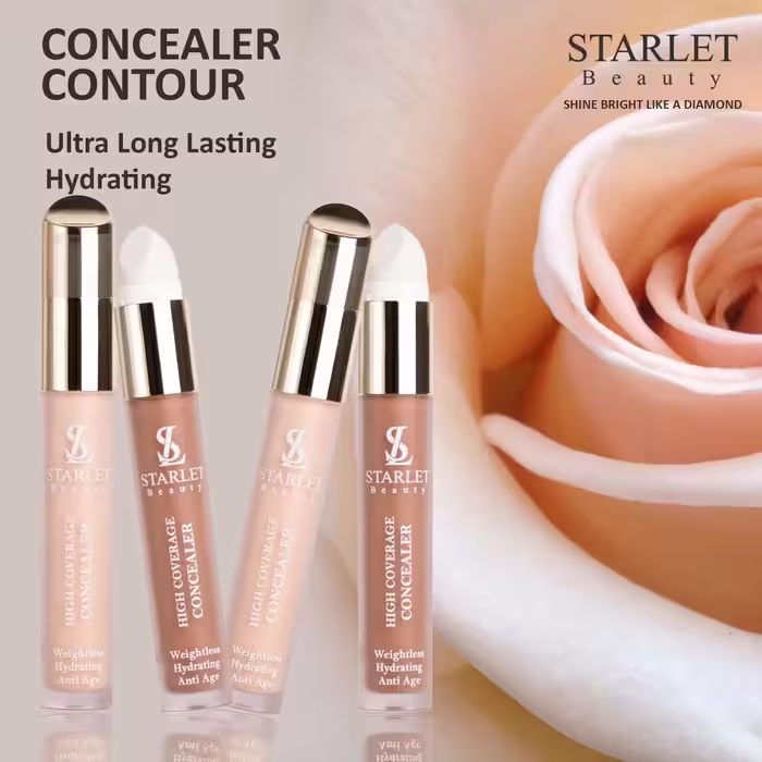 کانسیلر و کانتور مایع استارلت / Starlet Liquid Concealer & Contour