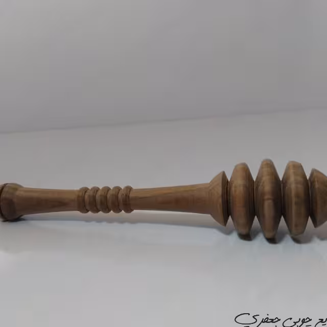 قاشق چوبی عسل 14 سانتی مدل کندو زیبا و خاص