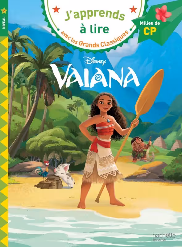 کتاب داستان فرانسوی وایانا Vaiana CP Niveau 2