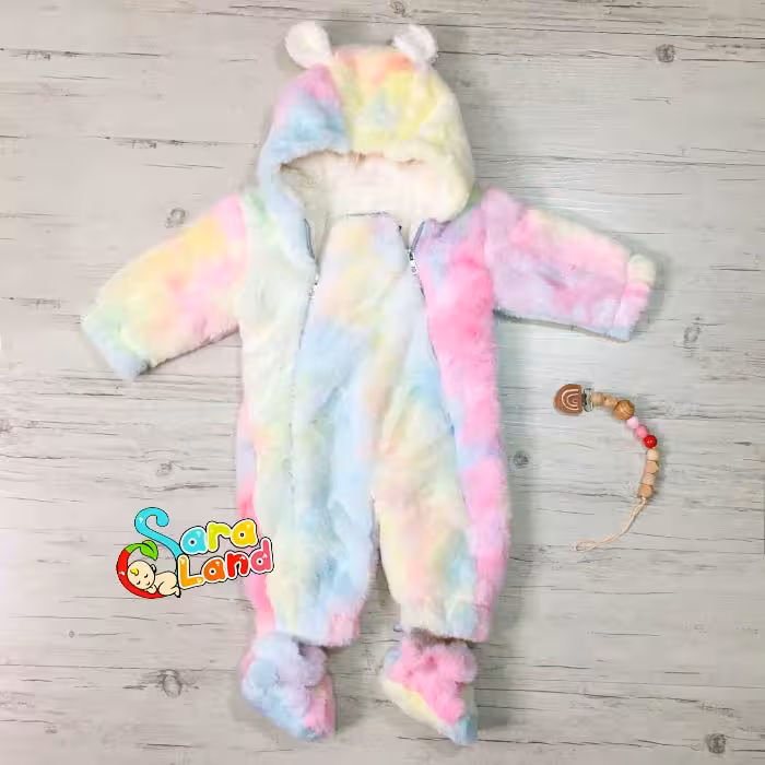 کاپشن سرهمی خز آبرنگی