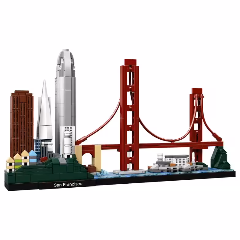 پازل 3 بعدی لگو نمای شهری سانفرانسیسکو