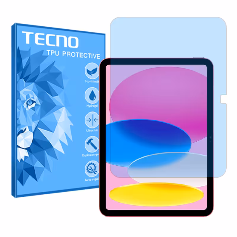 گلس تبلت اپل iPad 11 (2025) مدل نانو هیدروژل آنتی بلو برند تکنو کد L
