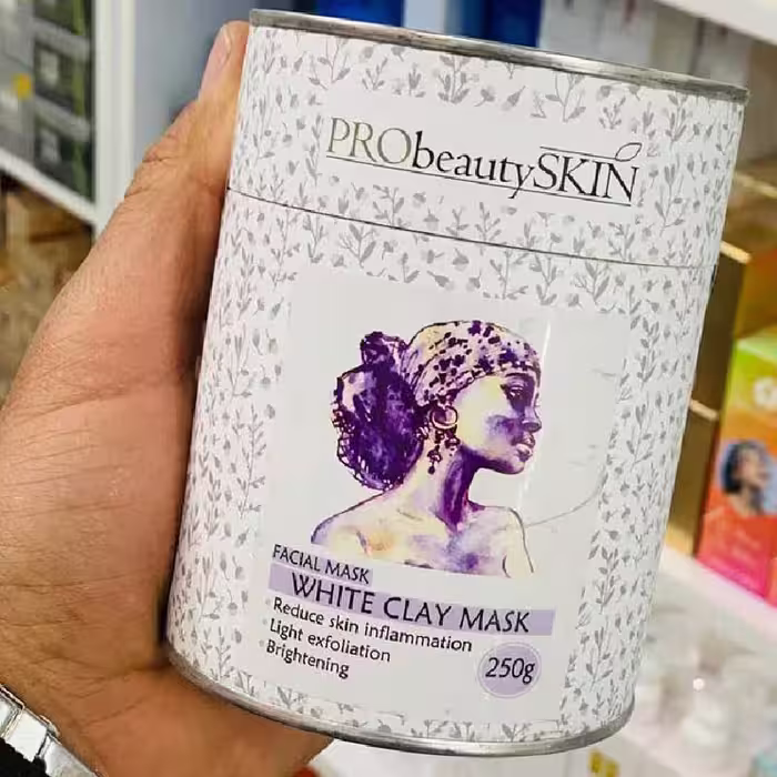 ماسک خاک رس 250گرمی پروبیوتی رس سفید