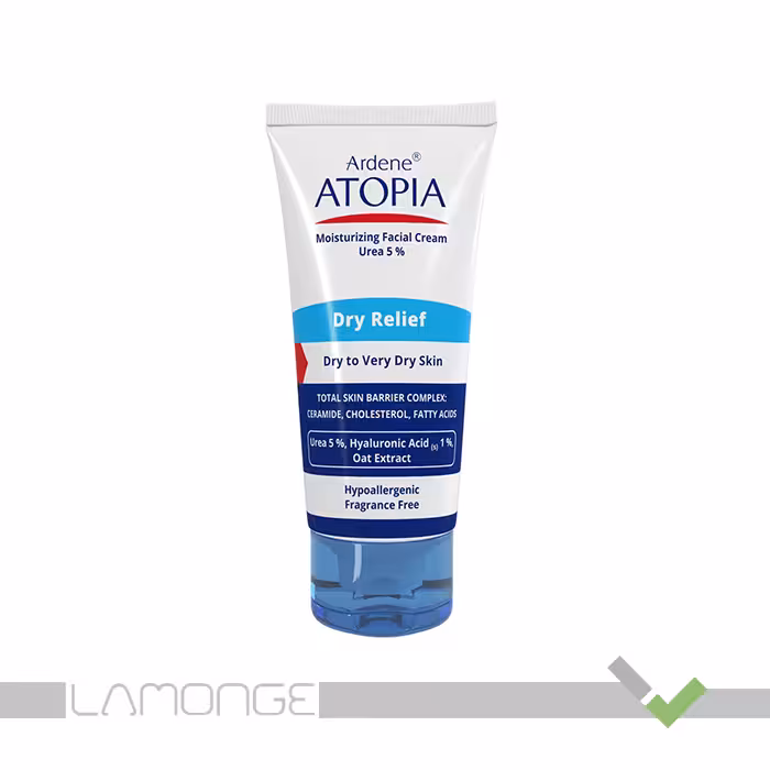 کرم مرطوب کننده قوی صورت اوره 5% Dry Relief آردن اتوپیا