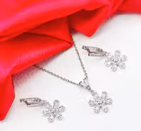 نیمست نقره جواهری کد 00089