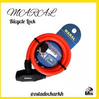قفل دوچرخه برند مارال قرمز رنگ