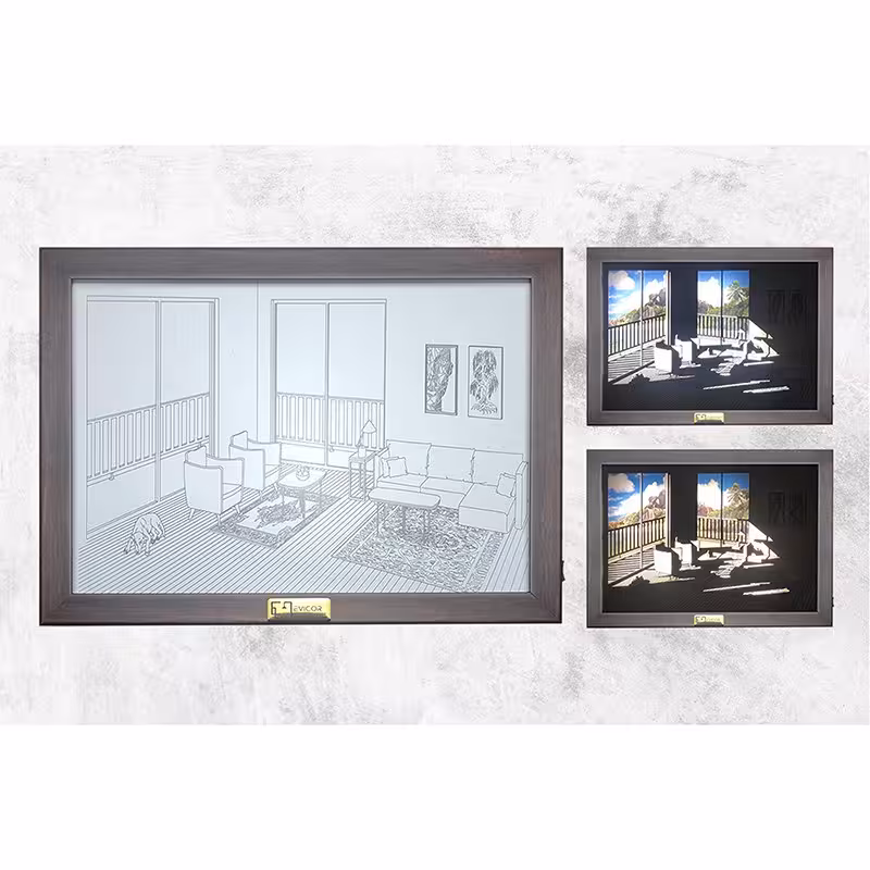 تابلو جادویی-قاب عکس بک لایت-قاب ال ای دی دوحالته-کد MF044