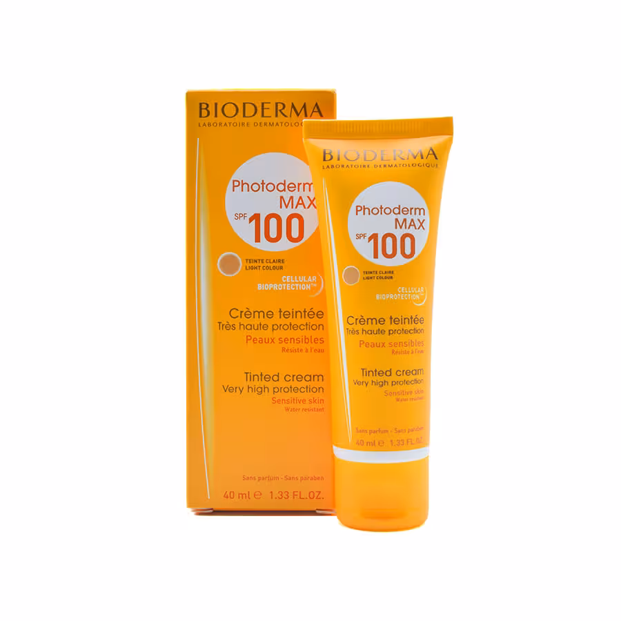 کرم ضد آفتاب رنگی فتودرم مکس SPF100 بایودرما بژ روشن