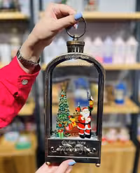 موزیک باکس فانوس بابانوئل و سورتمه