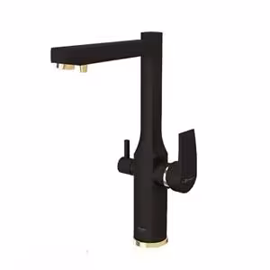 شیر آشپزخانه دو منظوره شودر مدل یونیک پلاس مشکی طلا