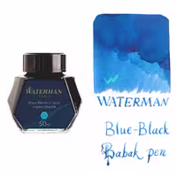 جوهر خودنویس واترمن سرمه ای waterman Blue-Black