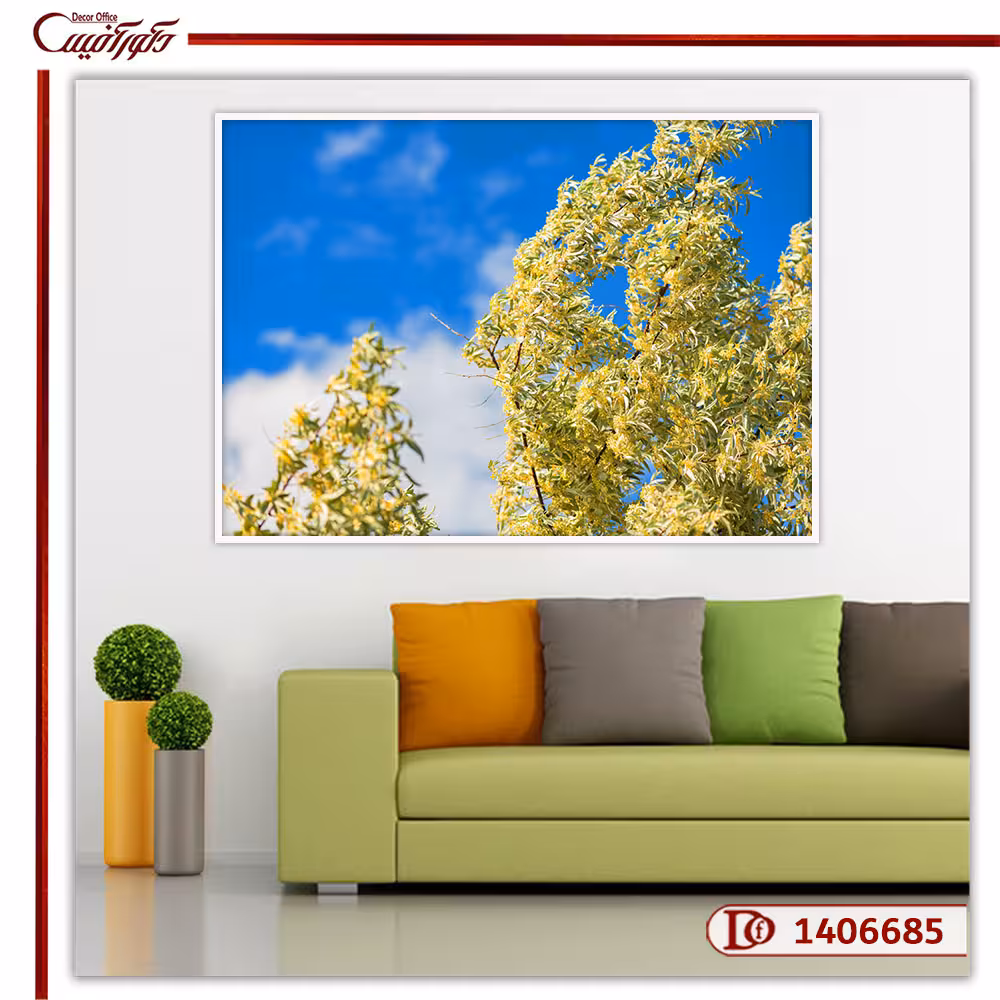 تابلو دکوراتیو شکوفه سنجد R1406685