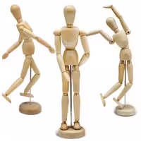 آدمک چوبي 20 سانتی متر