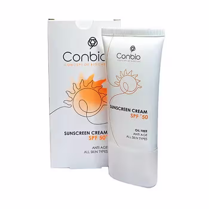 کرم ضد آفتاب بی رنگ SPF 50  پوست چرب کانبیو
