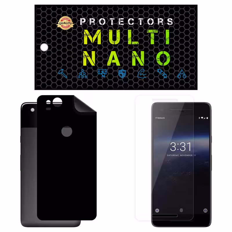 محافظ صفحه نمایش مولتی نانو مدل X-SFM مناسب برای گوشی موبایل گوگل Pixel 2 به همراه برچسب پوششی | کالا برتری