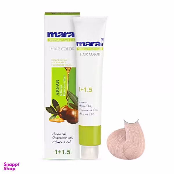 رنگ مو مارال (Maral) شماره 1259 حجم 100 میلی لیتر رنگ شامپاینی