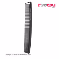 شانه مو دندانه ریز  تونی اند گای مدل CarbonAntistatic 06925 رنگ مشکی |  Toni & Guy