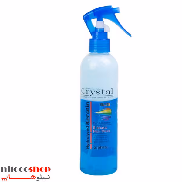 اسپری دو فاز کریستال مدل Hydrolyzed Keratin حجم 250 میلی لیتر