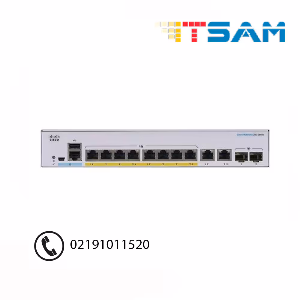 سوئیچ سیسکو مدل CBS250-8T-E-2G
