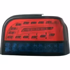 چراغ خطر پراید طرح audi جفت رنگ قرمز دودی ان جی کو