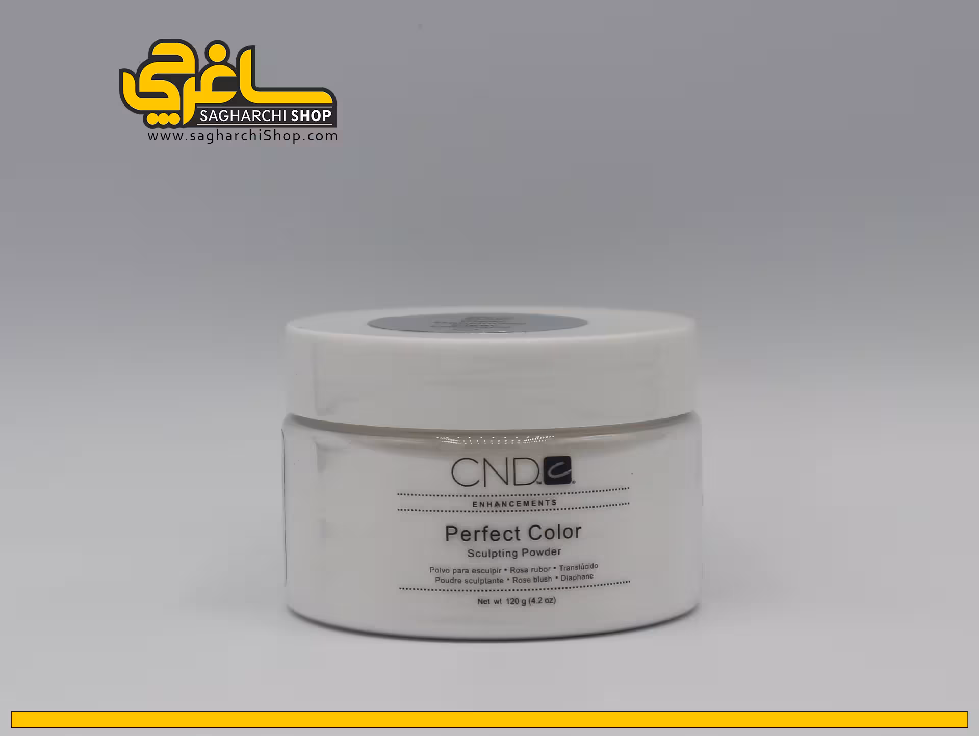 پودر کاشت ناخن بی رنگ سی ان دی CND Clear