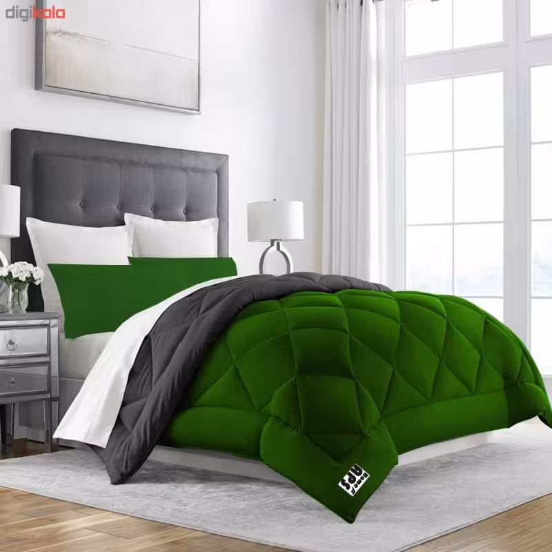 روتختی میکرو هتلی ساده رنگی مشکی و سبز