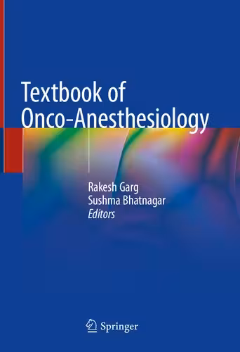 خرید و دانلود نسخه کامل کتاب Textbook of Onco-Anesthesiology