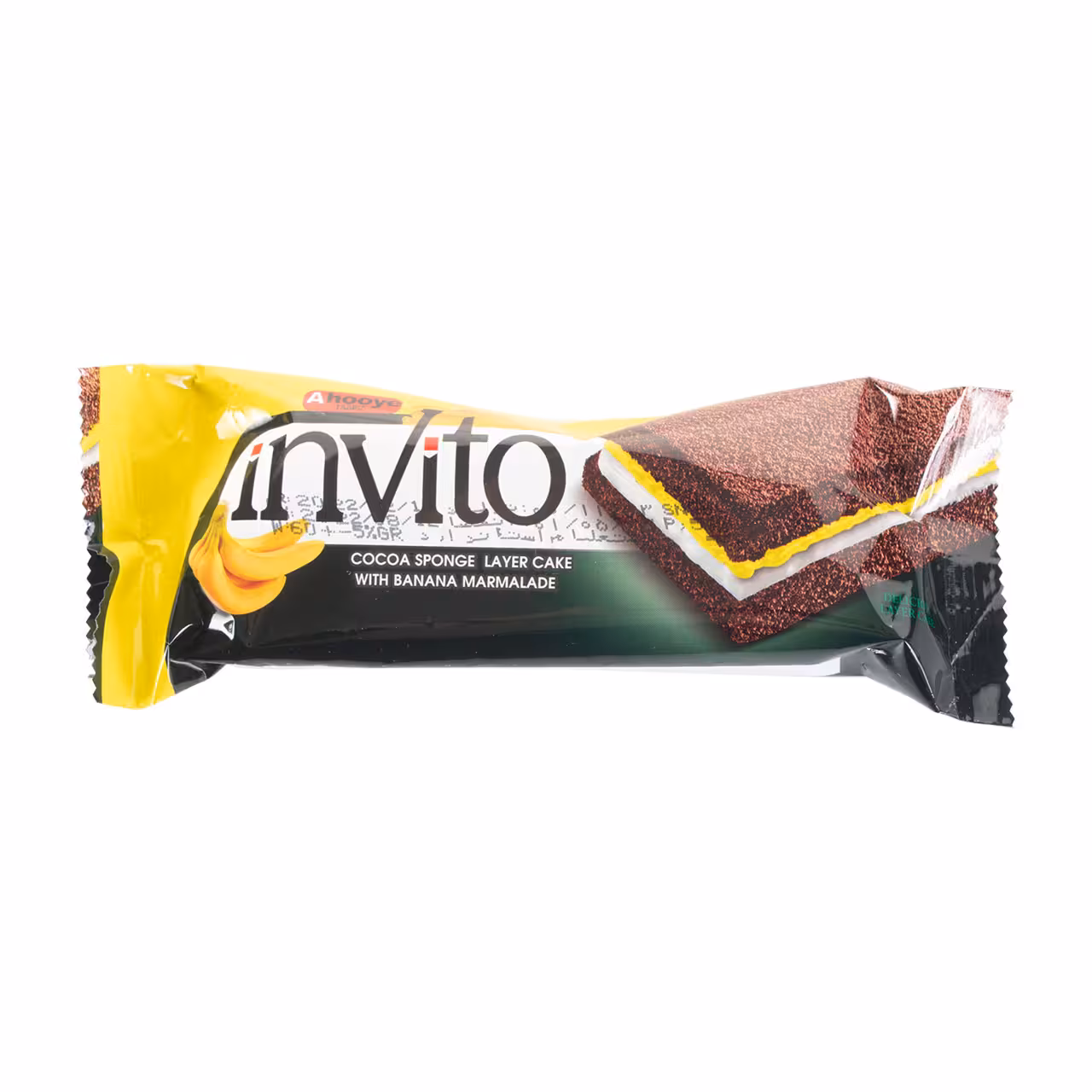 کیک کاکائویی با طعم موز اینویتو 60 گرمی
