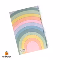 دفتر خط دار 100 برگ رنگین کمون پیتیکو (PITICO)