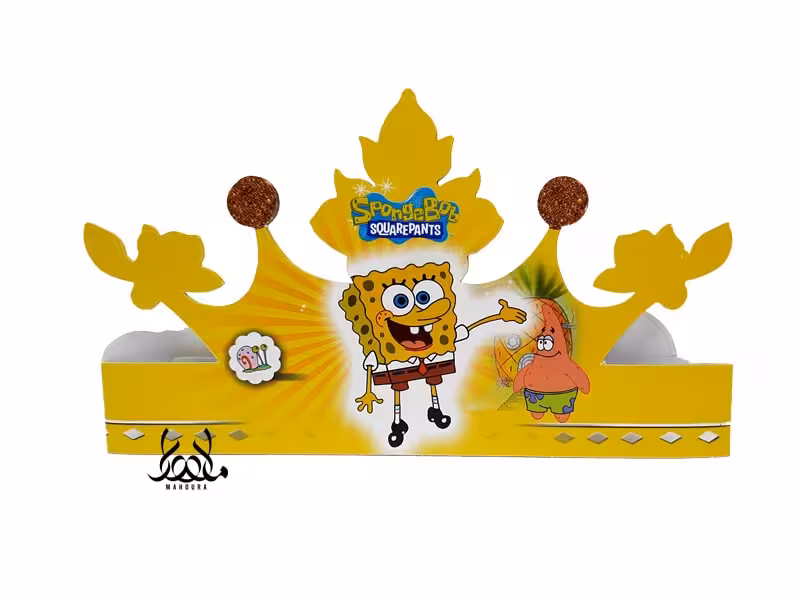 تاج باب اسفنجی 6 عددی