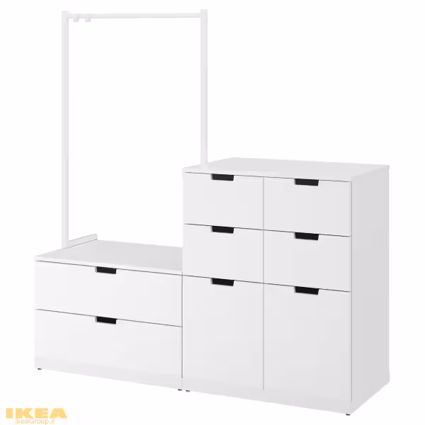 دراور 8 کشوی مدل NORDLI | برند ایکیا | ارسال 15 الی 20 روز کاری