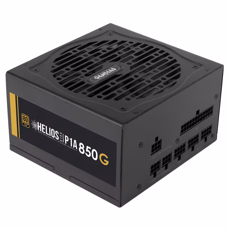 منبع تغذیه تمام ماژولار کامپیوتر گیم مکس مدل GP-850 توان 850 وات