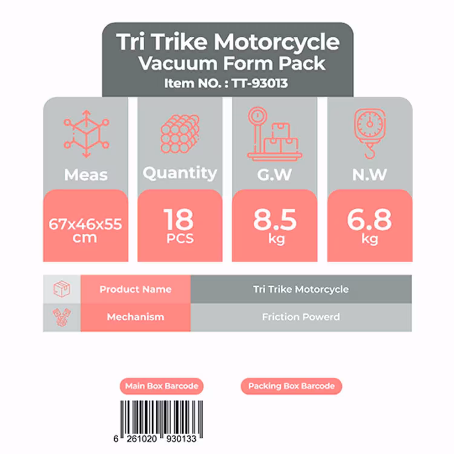 tritirke friction تیریتی تویز کد93013موتورکششی