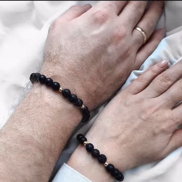 دستبند ست ولنتاین مردانه و زنانه 