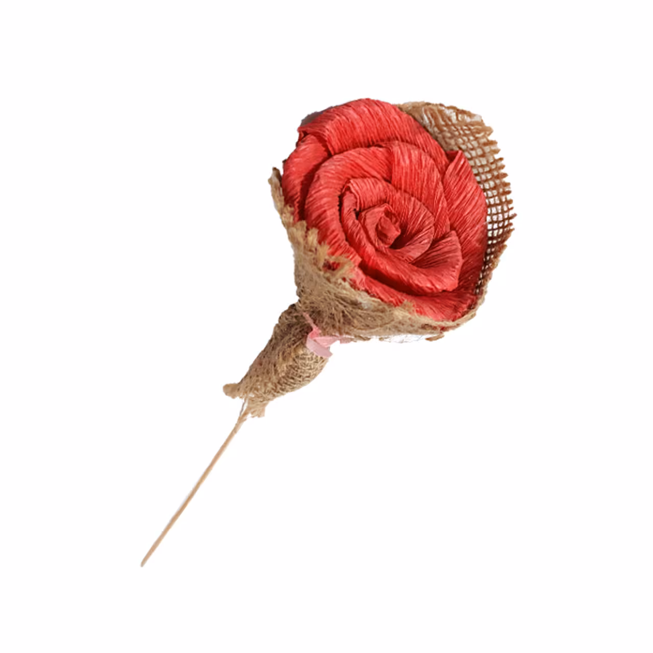 شاخه گل کاغذی کنفی گلبهی