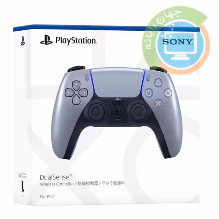 دسته بازی اصلی پلی استیشن 5 سونی DUALSENSE نقره ای