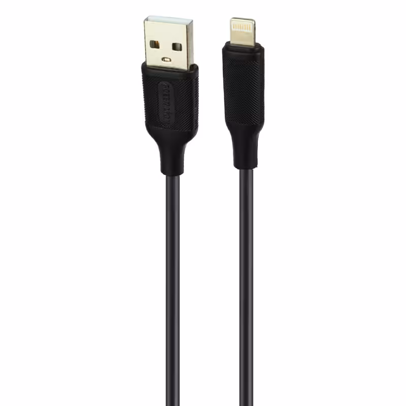کابل لایتنینگ گرین لاین 1 متری مدل Green Lion GNPVCATLBK 2.4A 1m Lightning Cable