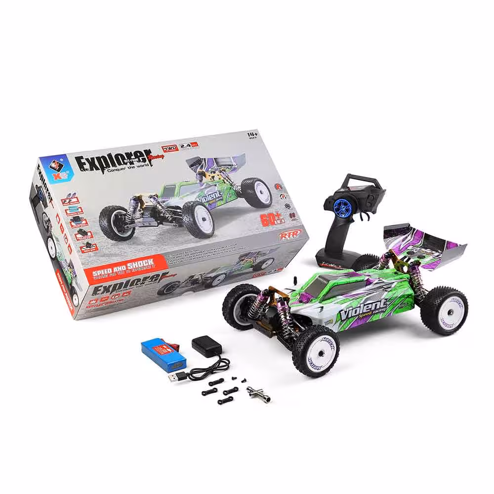 ماشین بازی کنترلی دبلیو ال تویز مدل Wltoys 104002