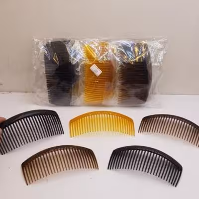 شانه زلفی عسلی نشکن بزرگ