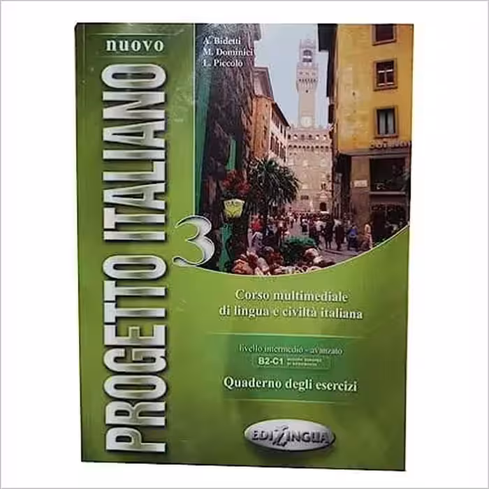نوو پروجتو ایتالیانو 3 | کتاب ایتالیایی Nuovo Progetto italiano 3 (کتاب درس  ورک  به همراه سی دی)