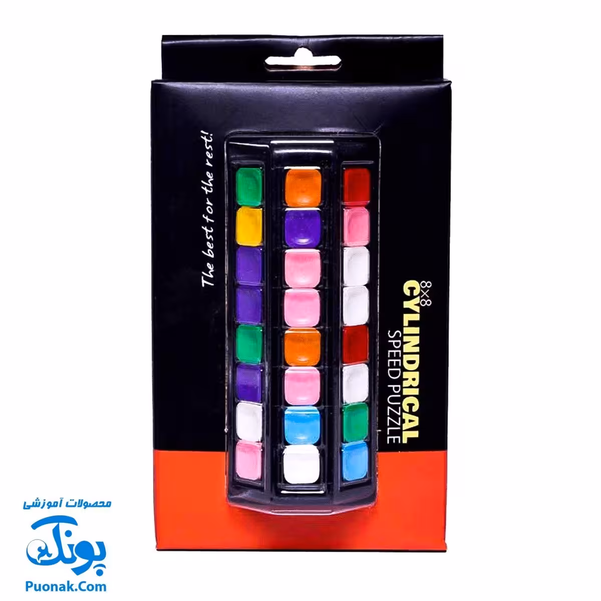 جورچین رنگارنگ روبیک استوانه‌ای – پازل فکری و آموزشی