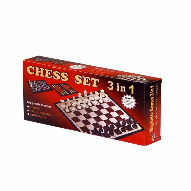 شطرنج مغناطیسی سه کاره مدل 301