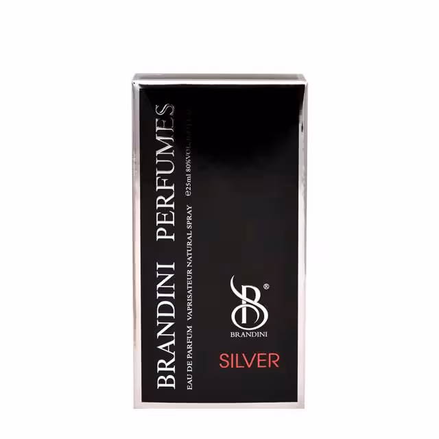 ادکلن مردانه برندینی مدل silver حجم 25 میلی لیتری
