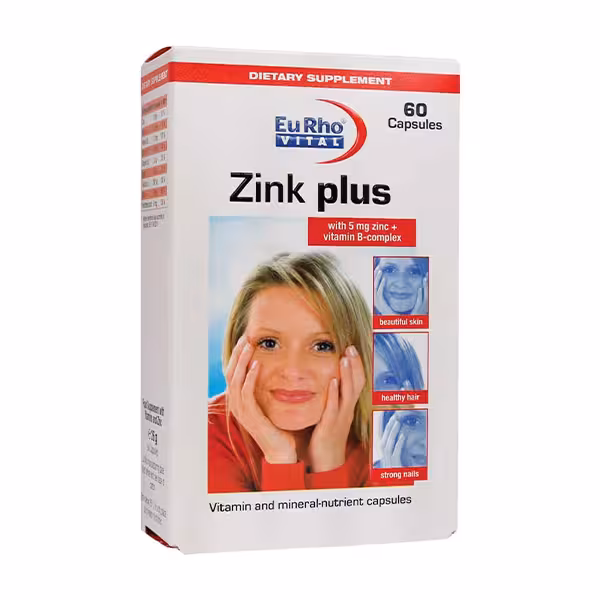 یوروویتال زینک پلاس 5 میلی گرم 60 عددی - داروکاو