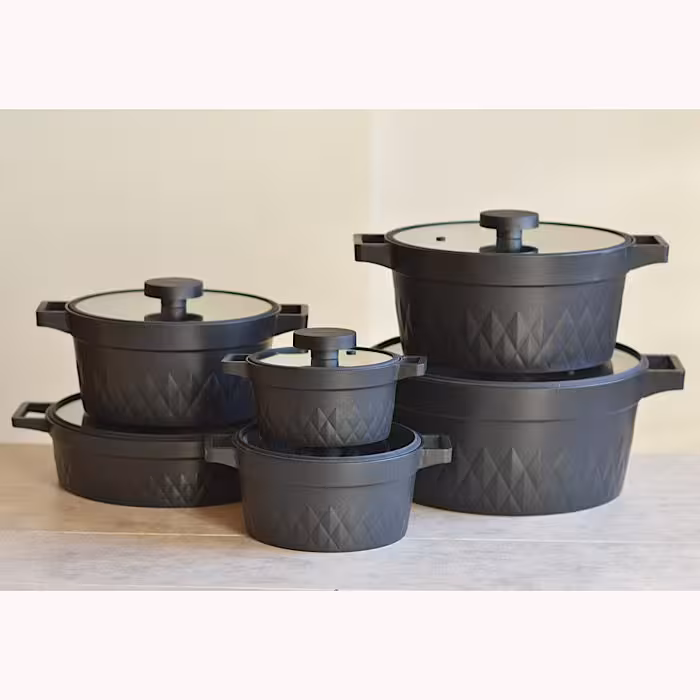 سرویس قابلمه دایکاست تیتانیوم بنتاتی