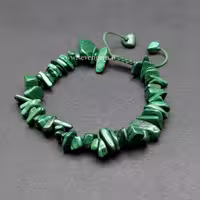 دستبند سنگ مالاگیت چیپسی (کدA67)