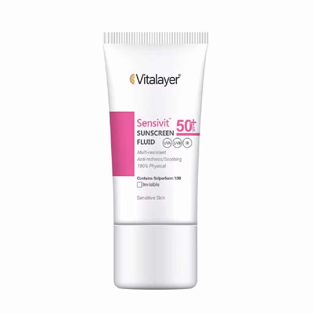 کرم ضد آفتاب SPF50 پوست حساس 50 میلی لیتر ویتالیر Vitalayer