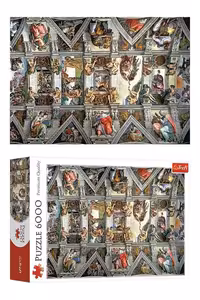 پازل 6000 قطعه Sistine Chapel Ceiling Rome 65000